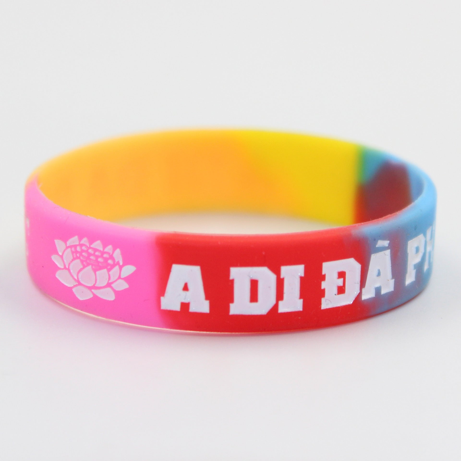 Brazalete de loto de silicona de tamaño mediano y pequeño